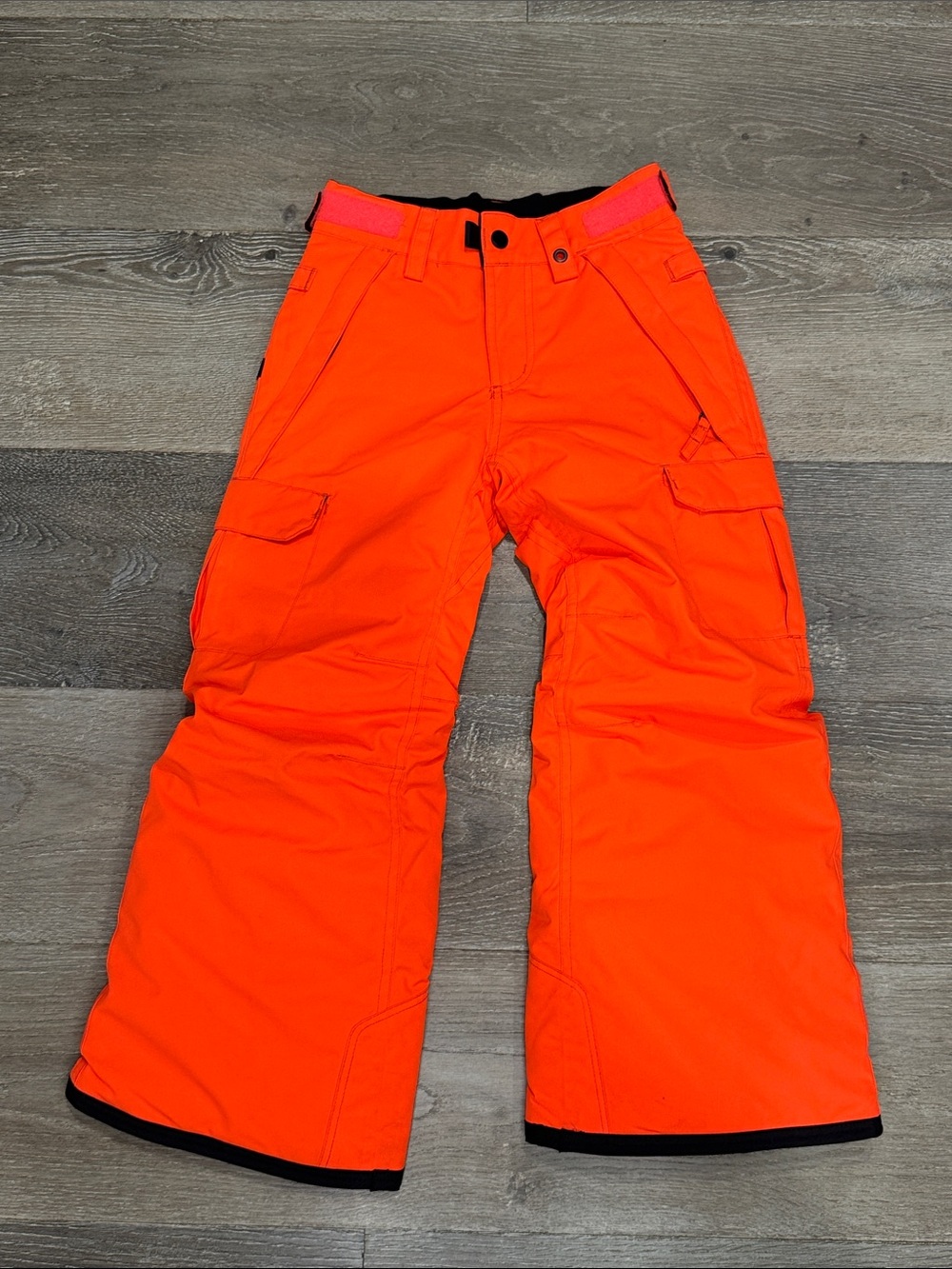 686 Kids Neon Orange Snowboard pants 1207